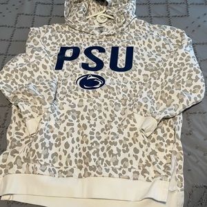 Penn State University Leopard Print Hoodie